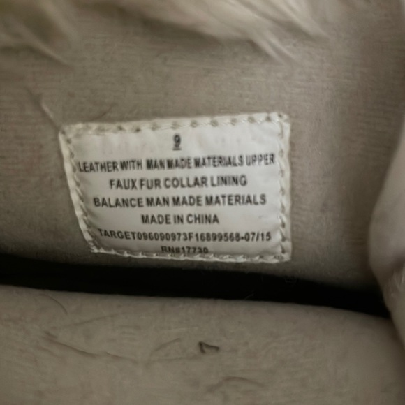 TARGET Faux Duck Lace-up Boots - 9 (blue & tan) - Picture 8 of 8